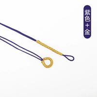 Темно-фиолетовый + золотой 10 палочек