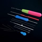 Крючок для вязания из грецкого ореха, бусины, браслет из бисера, игла для бисера