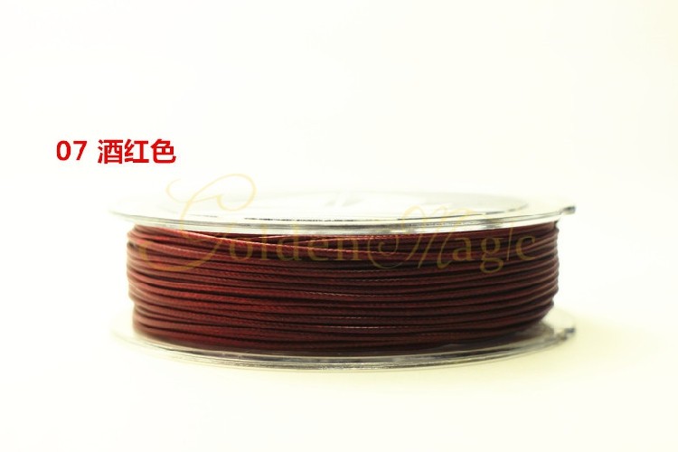Oar 1.5mm wax rope bracelet braided rope, hand-braided DIY wire, snake skin rope, wax string necklace rope pic 8
