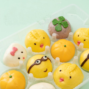 果蔬卡通馒头包子宝宝早餐辅食