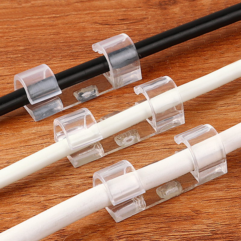Cable Clips, Wire Organizers, Self-Adhesive Hooks, Wall Clips, Power Strip Data Cable Holders