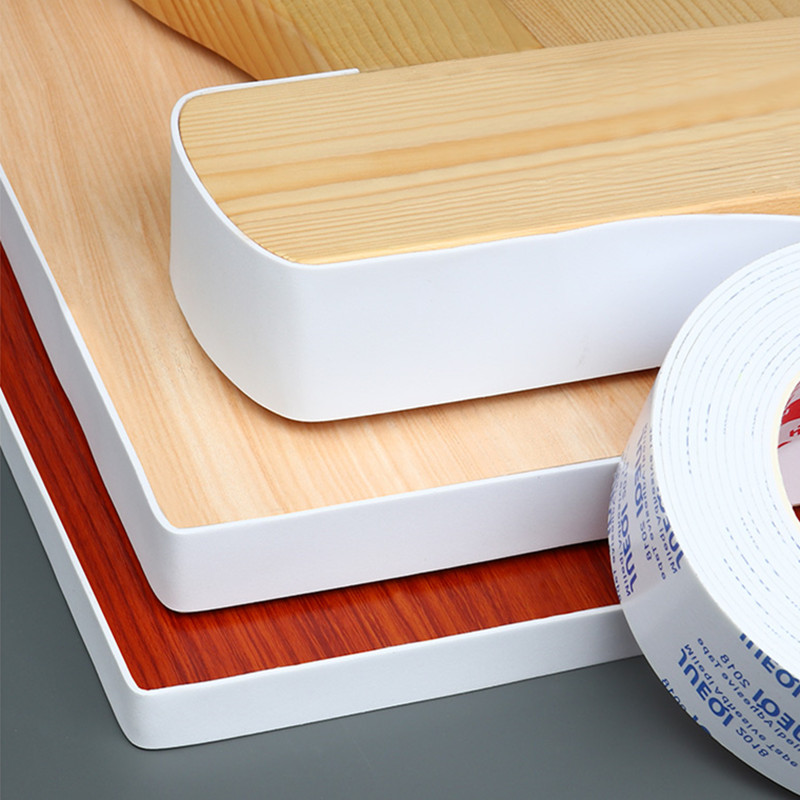 Non-lacquered woodworking plate sealing edge strip Self-adhesive door edge Ecoplate cupboard furniture closing strip furniture wrapping edge buttoning strips-Taobao