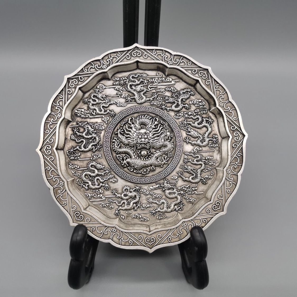 Antique Bronze Antique Miscellaneous Collection of Antique Retro-Copper Silver Plate Disc Little Fittings