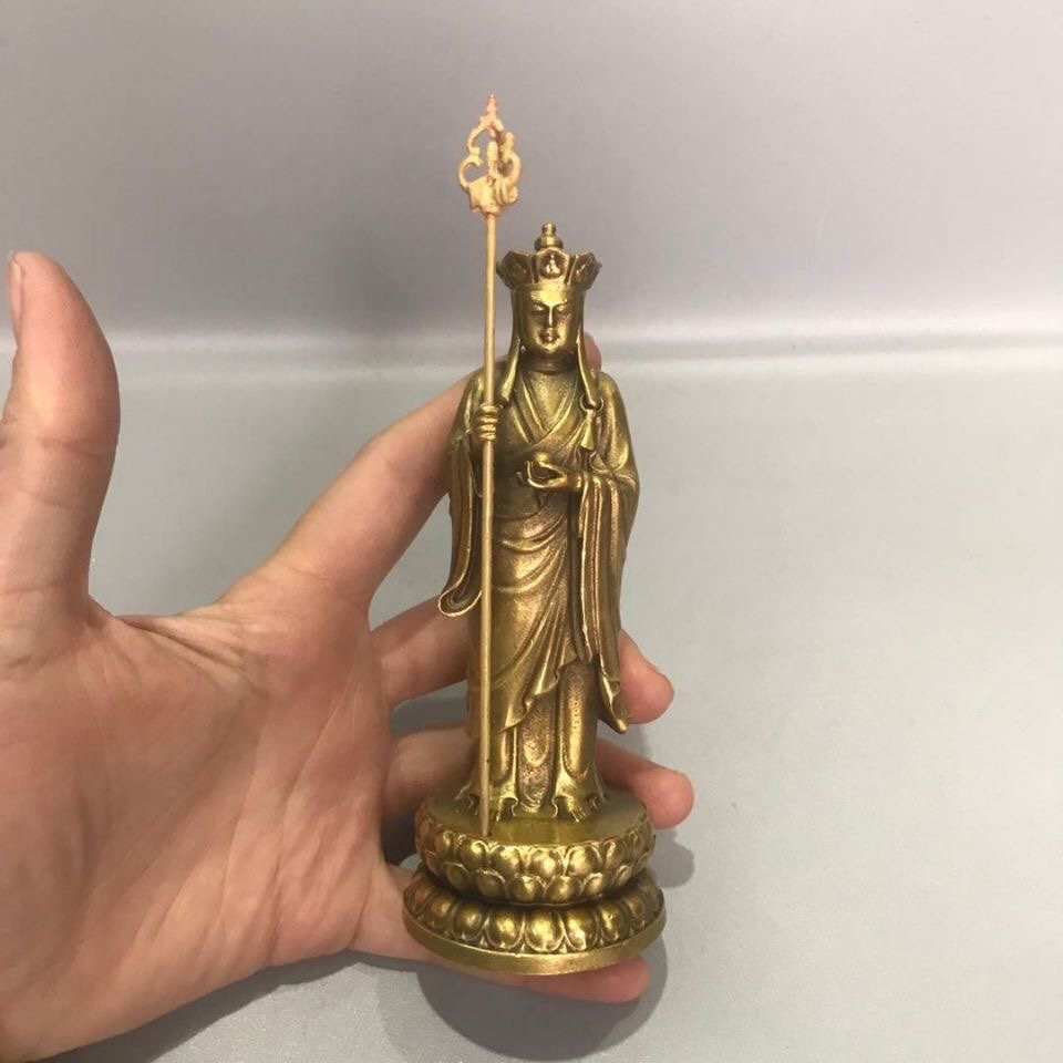 Pure copper alloy Tibetan Buddha statue household Tibetan Buddha Image Station for the Fittings
