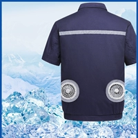 Комбинезон, охлаждающий летний вентилятор, короткий рукав