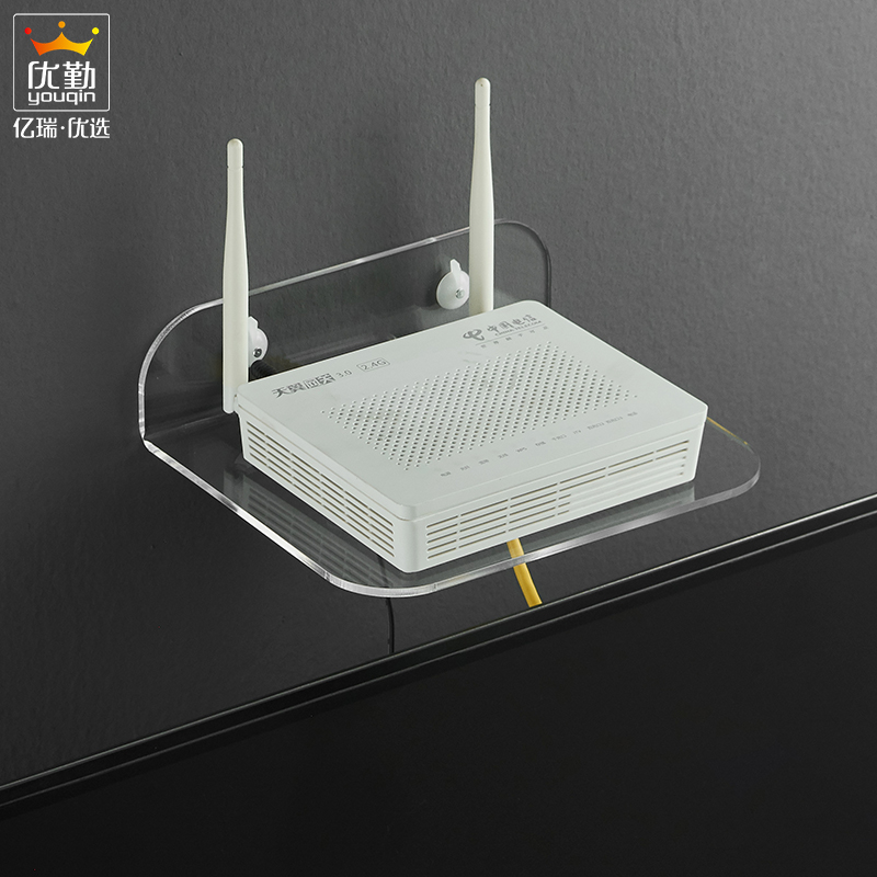 Huawei 5G Router Contained Layer Shelf Living Room Wall-Free Wall-mounted Xiaomi Wifi Router Shelf