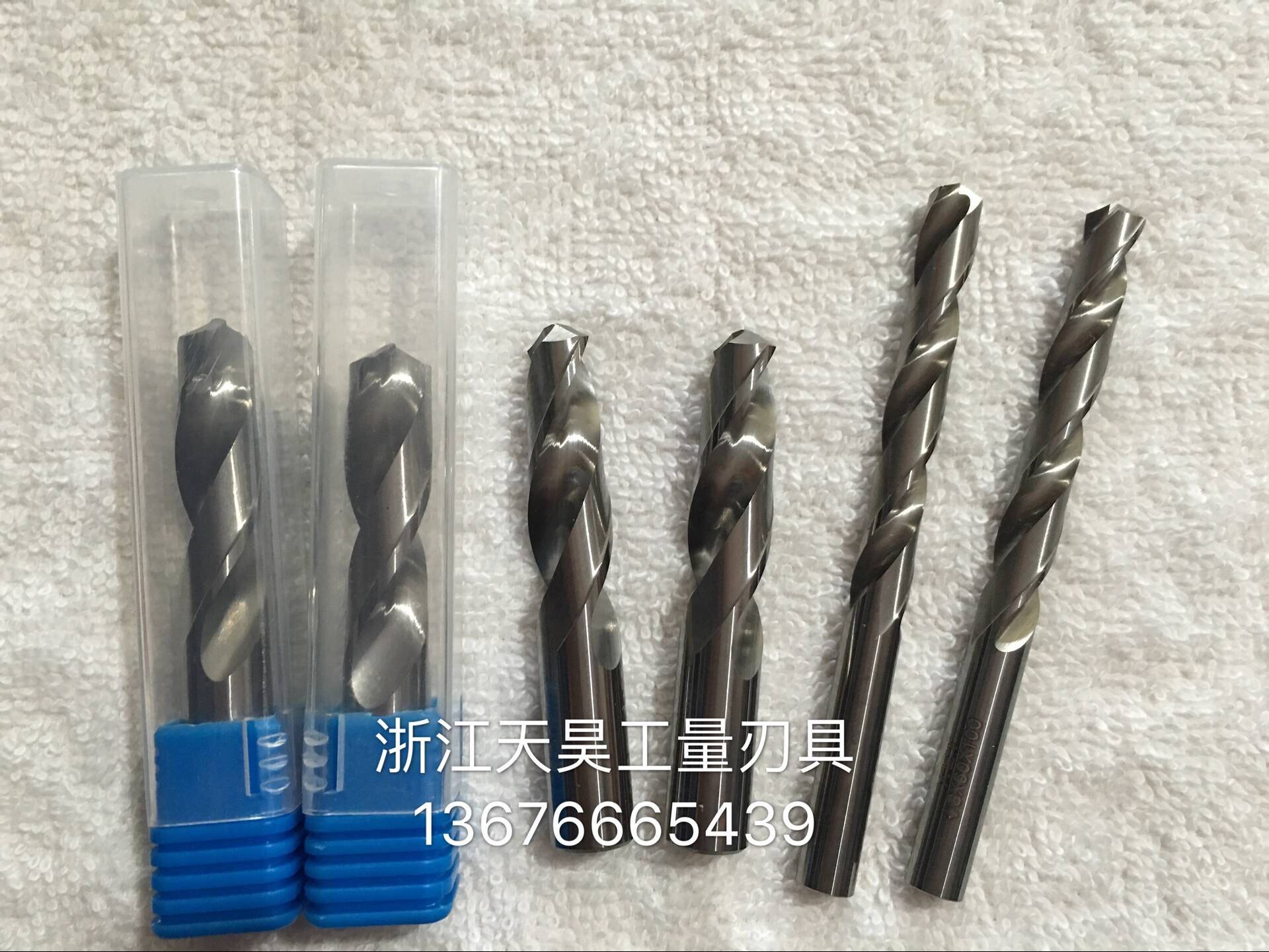 K25 55° solid carbide lengthened twist drill tungsten steel drill bit lengthened straight shank twist drill Φ8-20mm