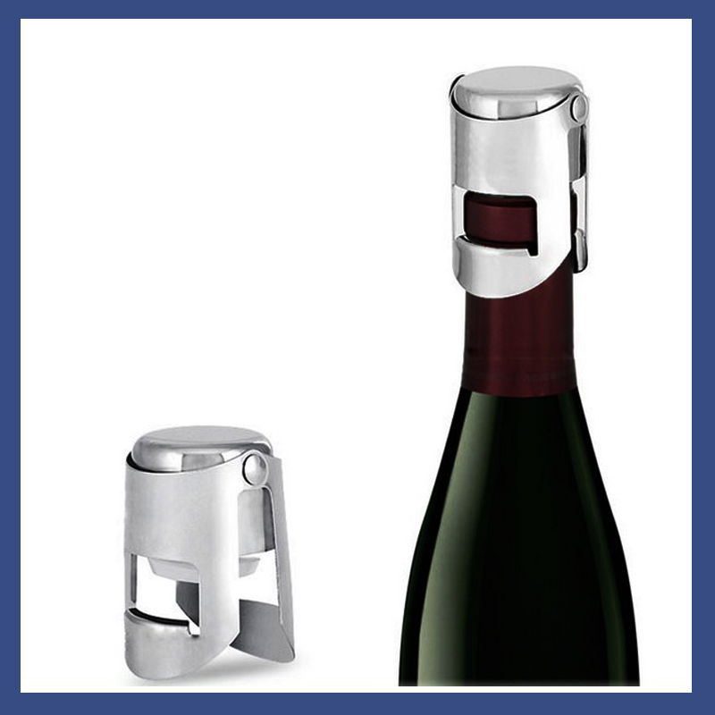 Stainless steel champagne stopper sparkling wine bottle stopper wine bottle fresh-keeping seal lid wine accessories red wine stopper vacuum stopper