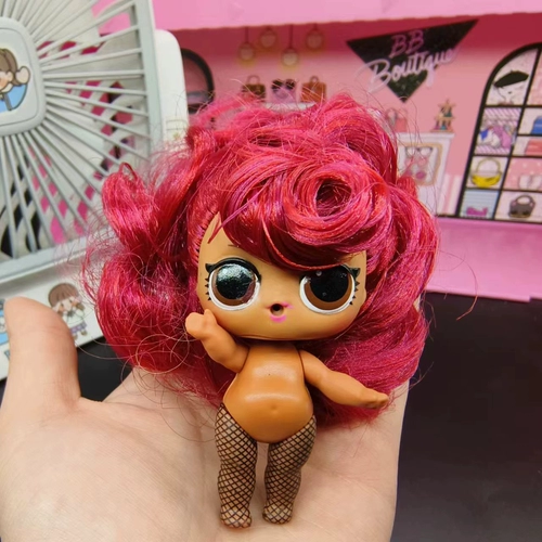 Кукла, мобильный телефон, подвеска с аксессуарами, милая оригинальная кукла-сюрприз, пряди волос