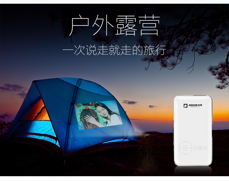 Úc mã M6 mini điện thoại di động máy chiếu tại nhà văn phòng 3D HD 1080p Android không dây wifi - Máy chiếu giá máy chiếu