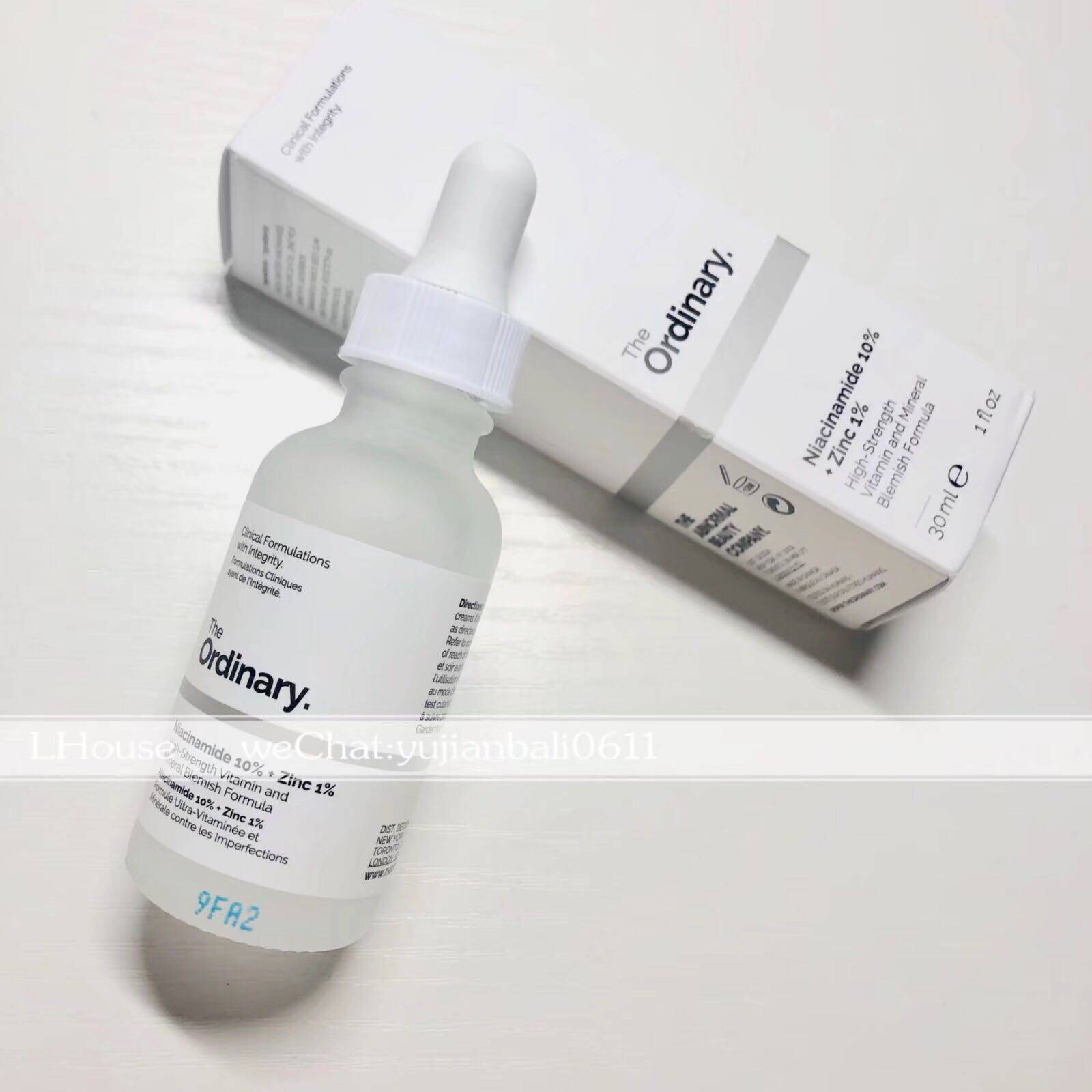 Spot the ordinary10% nicotinamide 1% zinc oil control shrink pores brightening essence 30ml