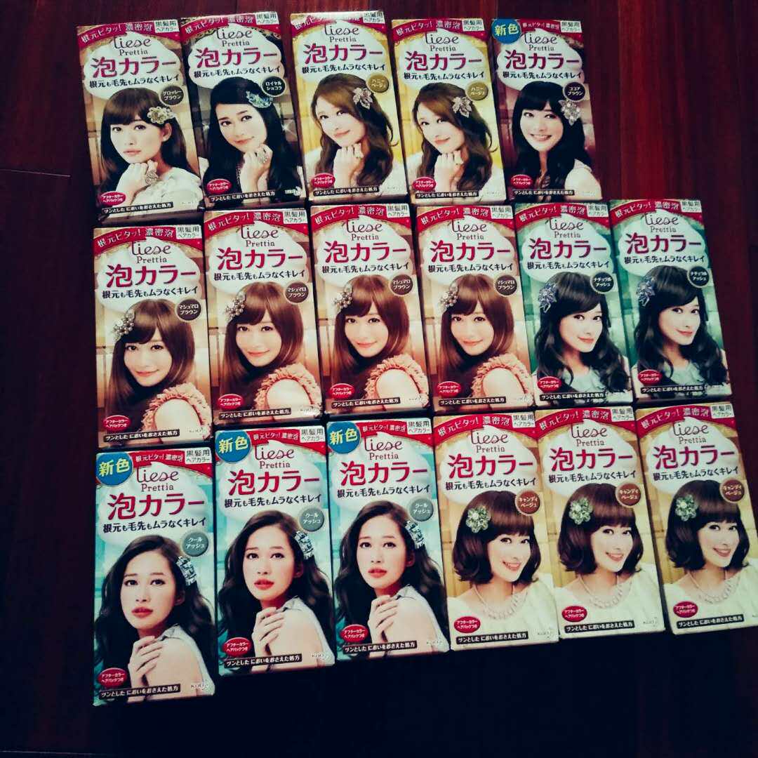 Clear spot Japanese flower king Liese foam drinkers Bubble Bran Hair Cream Prettia Plant Natural