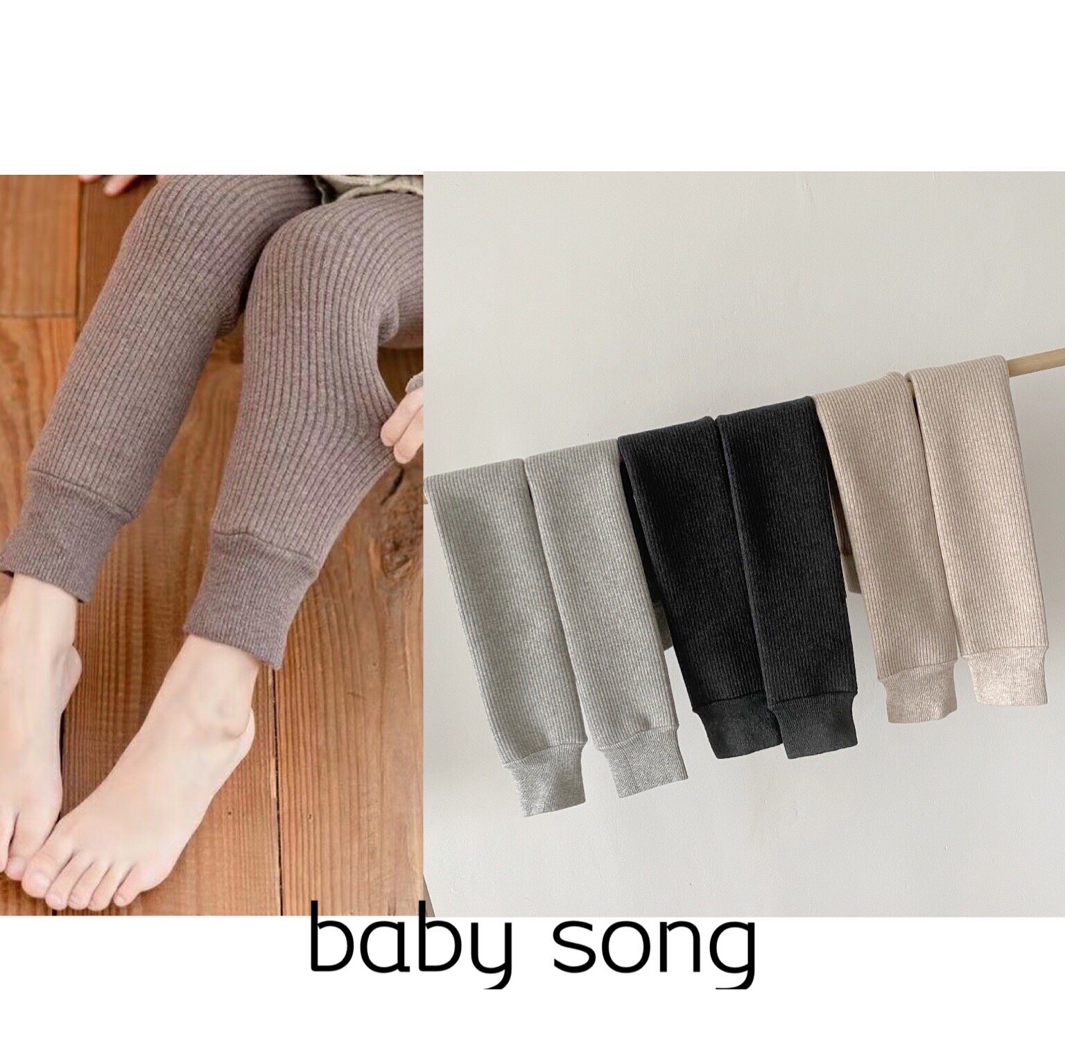 Export single 2-10 year old female treasure children's solid color pit strip basic warm plus velvet underwear