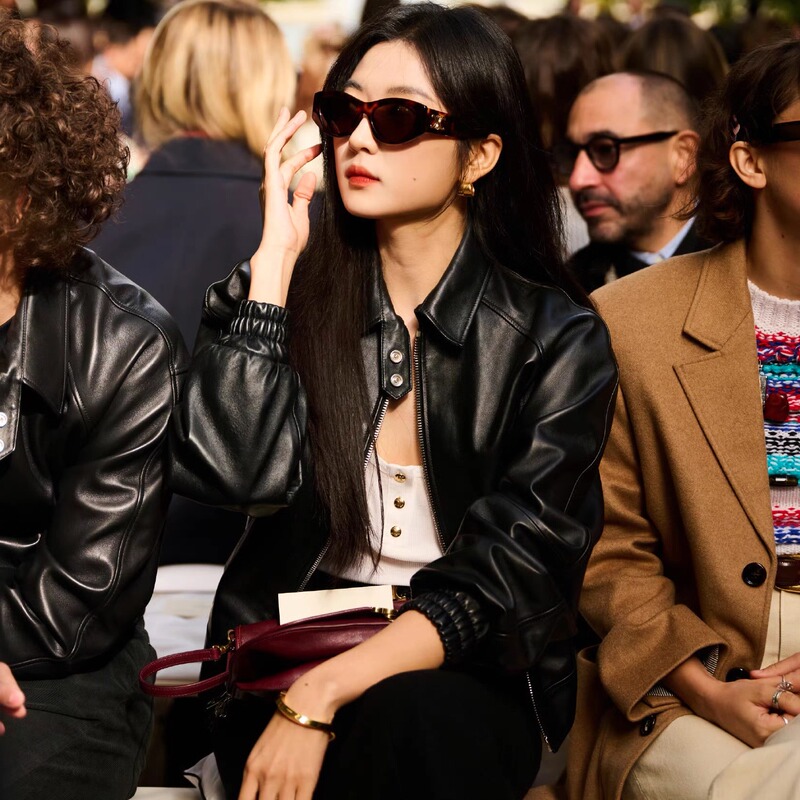 Spring and Autumn New Style Genuine Leather Jacket Imported Vegetable-Tanned First-Layer Sheepskin Short Jacket Outerwear Sun Qian Same Style Flight Suit