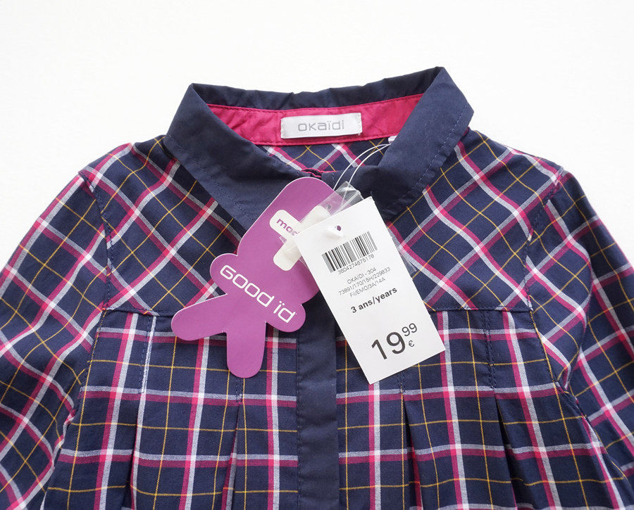 Chemise fille à manche longue - Ref 2086212 Image 8