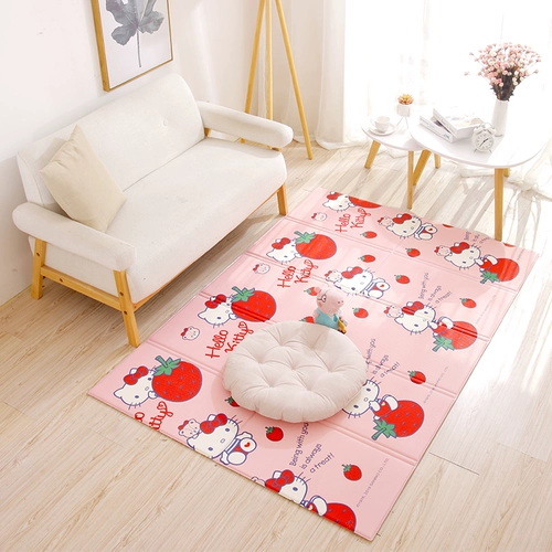 Двусторонний складной мультяшный игровой коврик из ПВХ для ползания для спальни