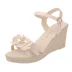 Giày cao gót đế xuồng nữ cao gót 2018 hè mới phiên bản Hàn Quốc đế bệt đế bệt Sandal