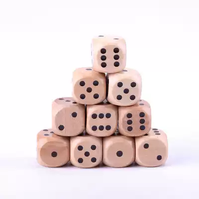 Solid wood dice color bar KTV nightclub Dice Cup Cup round corner game sieve grain screen prop throw large screen