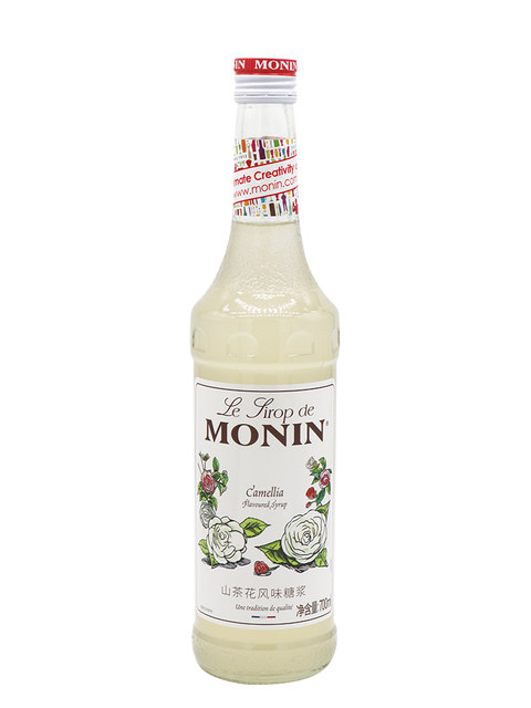 New Product Monin Camellia Flavored Syrup 700ml for Coffee, Cocktails, Juice Drinks