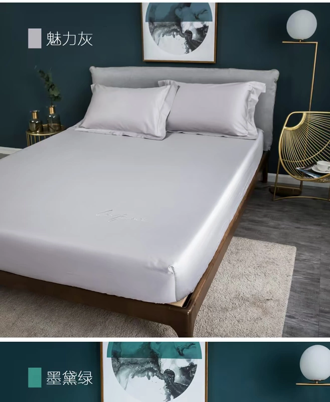 60 chiếc giường cotton cotton một miếng bông đôi dài 1,8 m bông chủ yếu trải giường bằng vải bông Simmons - Trang bị Covers 	ga giường bo chun
