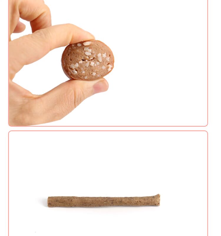 TAB Lactobacillus nhiều hạt Lollipop Gỗ Scorpio Molar Rod Pet Làm sạch răng Thưởng thức ăn nhẹ 15g thịt hộp