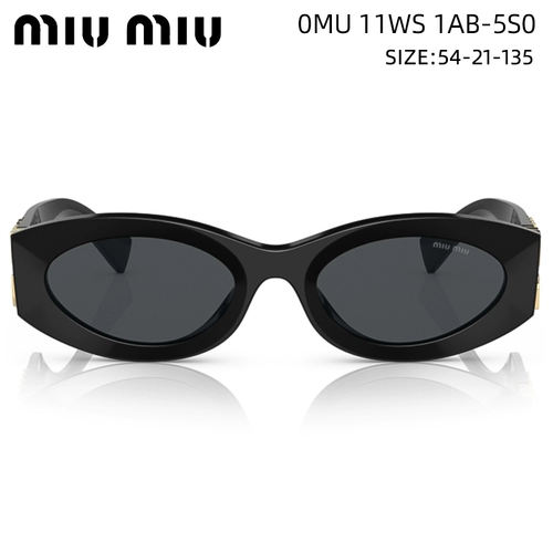 Miumiu, металлические солнцезащитные очки на солнечной энергии, кошачий глаз, с печатью вашего логотипа