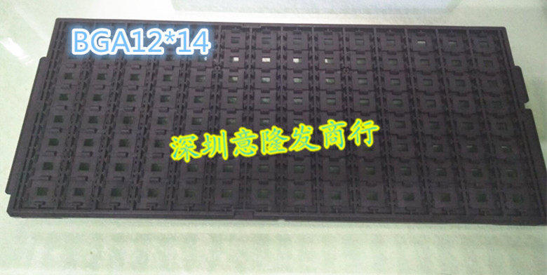Antistatic IC pallet CHIP TRAY TRAY tray HIGH TEMPERATURE TRAYS STATIC DRYING TRAYS BGA12mm * 14mm-Taobao