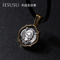 Tiancheng Shengcheng Shengcheng Saviors statue of hand-made sterling silver gold-plated Yesusu jewelry