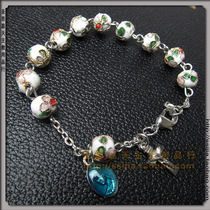 Rosary Rosary-Cloisonne Handset Rosary (white)
