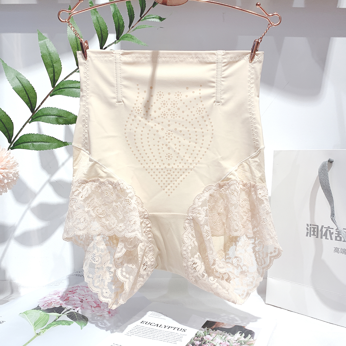 Summer thin bouquet underpants Women shaping bunches Waist Burnout postpartum Tiptyhose Shaper Body Safety Pants Slim belly