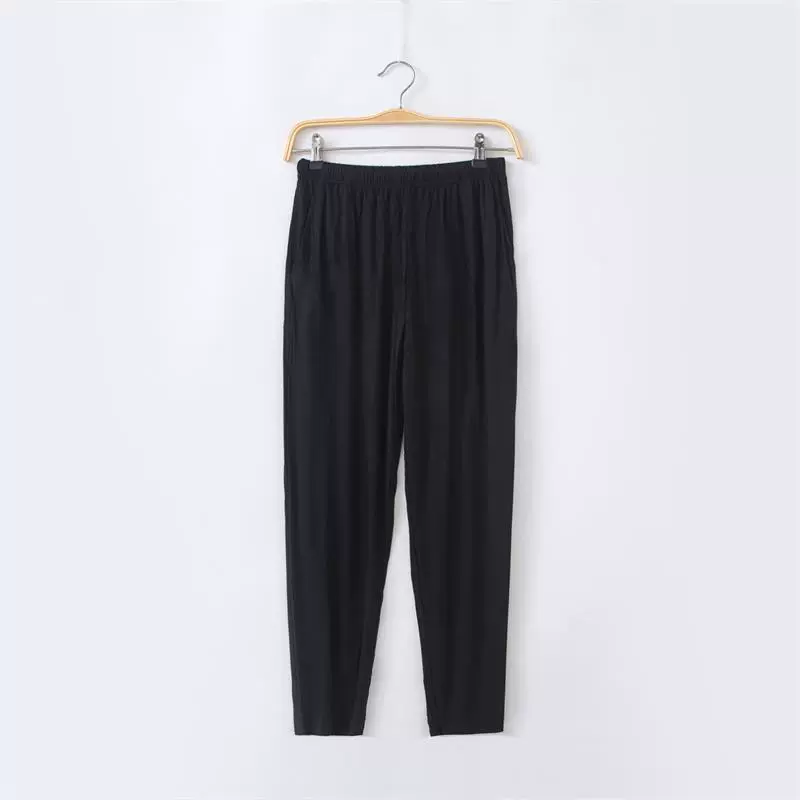Quần legging nữ dài quần dài modal rộng kích thước mỏng phần mặc giản dị thể thao mẹ trung niên béo mập