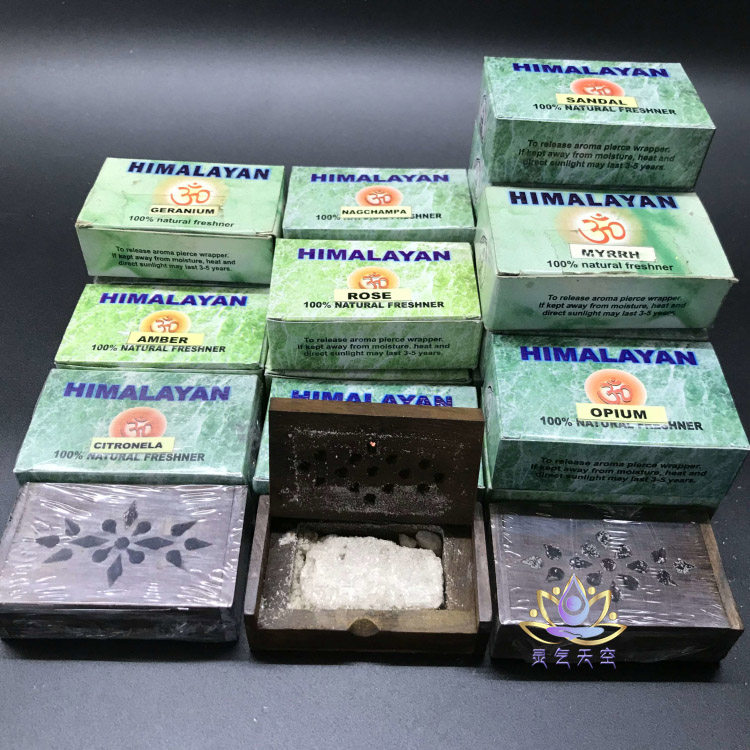 India Nepal Solid Car Perfume Aromatherapy Car Natural Amber Solid Essential Oil