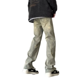 Демисезонные джинсы, штаны для отдыха, в американском стиле, свободный прямой крой