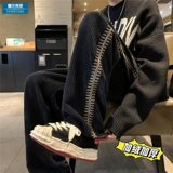 Tide, вельветовые демисезонные утепленные штаны для отдыха, свободный прямой крой