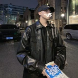 Мужская демисезонная куртка для отдыха для работы, оверсайз, в американском стиле, изысканный стиль