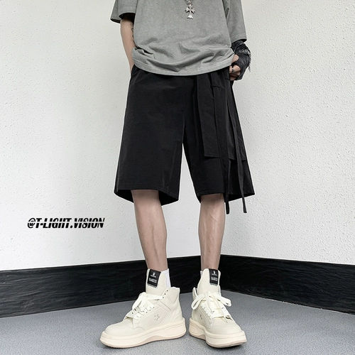 Пиджак классического кроя, шорты, летние японские штаны для отдыха для работы, изысканный стиль