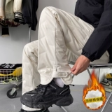 Мужские зимние лыжные утепленные ветрозащитные водонепроницаемые штаны с пухом