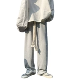 Плетеные осенние трендовые штаны, европейский стиль, оверсайз, свободный крой