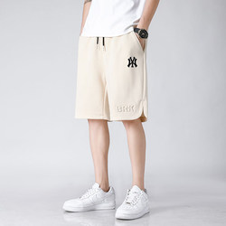 Outlet Pure Cotton Shorts for Men, Summer Thin Loose Fit, Large Size Casual Sports Five-Point Shorts for Men, Suitable for Wearing Outside