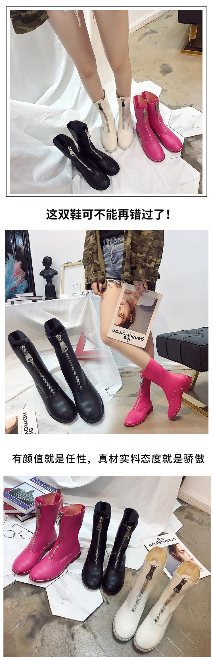 Bottes mi-saison femme OTHER en Caoutchouc - Ref 3250479 Image 6