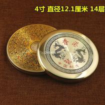 Xianglong 3 inch 4 inch 6 inch pure copper Feng Shui compass High precision beginner beginner round compass with cover