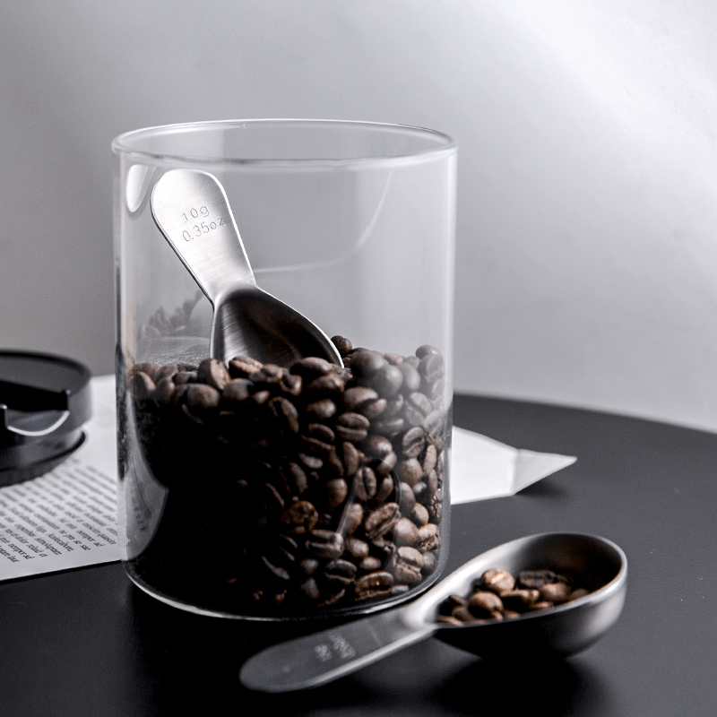 Yiming shell-shaped 304 stainless steel coffee bean spoon thickened coffee powder measuring spoon ins baking milk powder measuring spoon