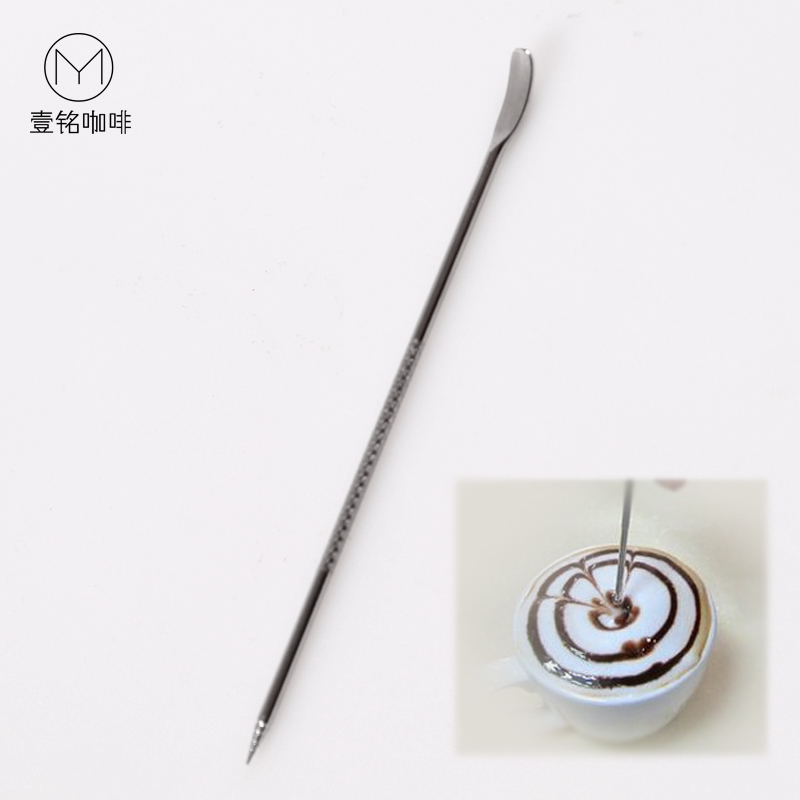EMMC Coffee and Flower Needle Stainless Steel Steel Rocks and Flowers Painting Flower Needle Coffee