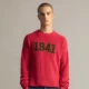 Áo len nam AK 2019 mùa thu mới retro áo len cổ tròn áo len nam cotton đôi - Cặp đôi áo len