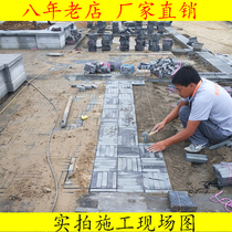 Source manufacturer Qingbrick Clay Sintering 85-half brick Chinese Courtyard Tea Room Paving Earth Kiln Imitation Ancient Green Brick