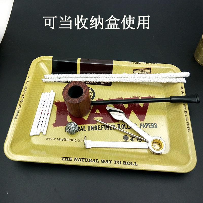 Cigarette Smoker Cigarette Butler Hand Rolls Operating Table RAW Metal Nursery Trays Tobacco containing disc Creativity Trumpet Fruit Dish