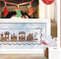 Cross Stitch Electronic Drawing The World of Cross Stitching 223 Gingerbread Train