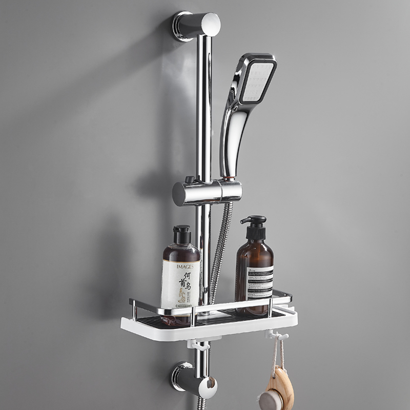 Lifting shower bracket shower lifting rod shower shower lift frame shower seat adjustable shower bracket space aluminum