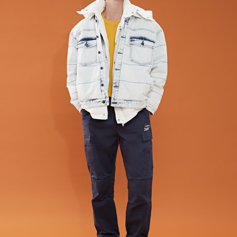 Discovery Outdoor Casual Couple's down Jacket Loose-Fitting Warm Workwear Jacket I90916