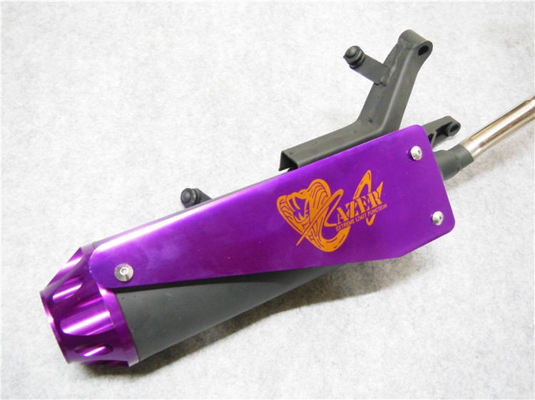 Xe tay ga ống xả chiên đường phố Yamaha Fuxi WISP 100 phụ kiện sửa đổi độc quyền - Ống xả xe máy pô xe cub
